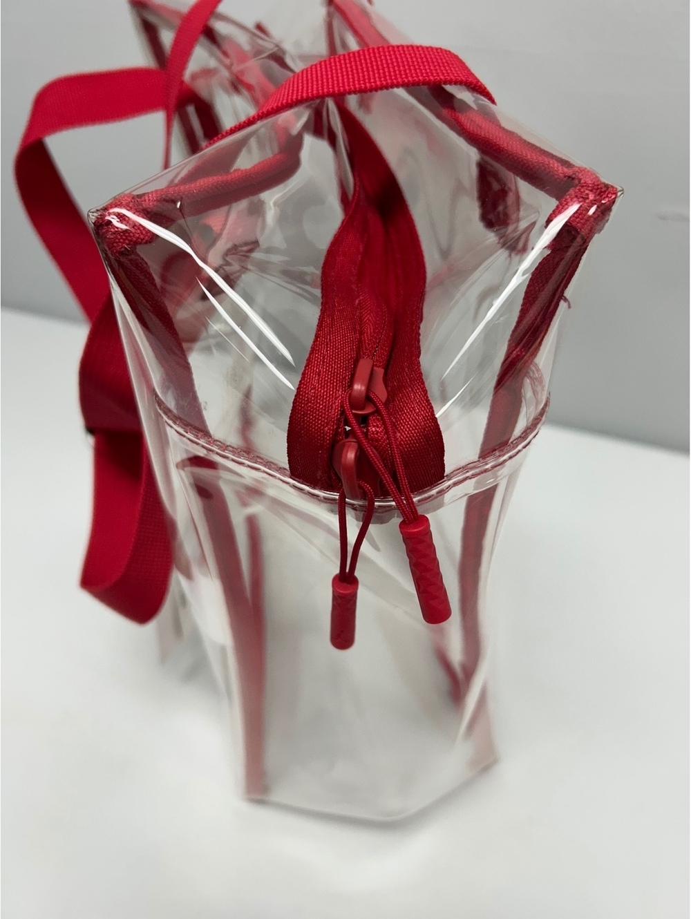 Nike Jordan Clear Red Trim Stadium Tote Bag - Picture 4 of 9